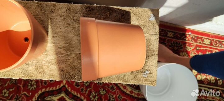 Керамический цветочный горшок