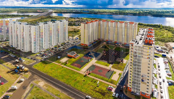 1-к. квартира, 48,4 м², 7/16 эт.