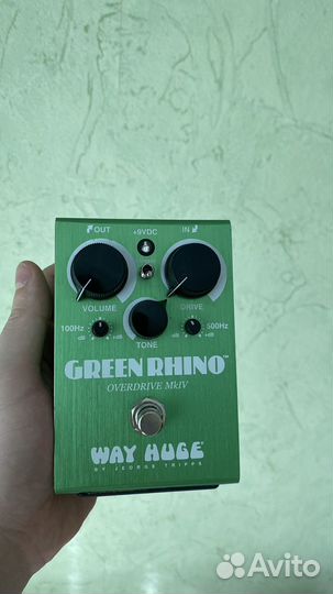 Гитарная педаль way huge green rhino mk4