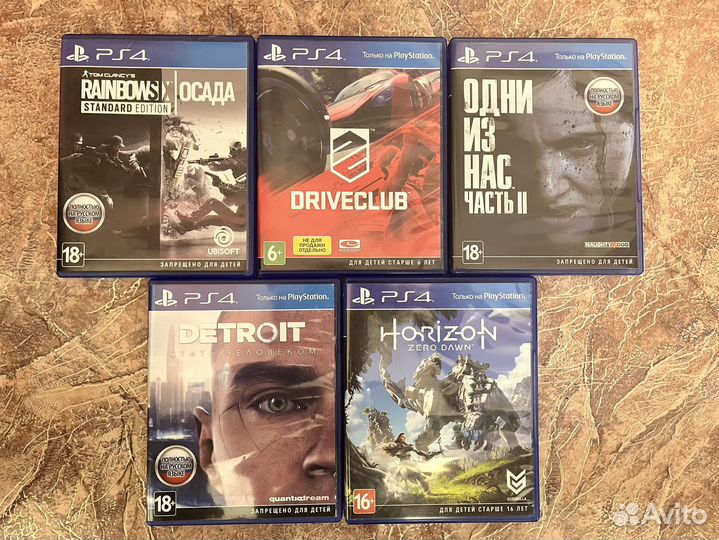 Игры для ps4 один из нас 2, horizon zero dawn