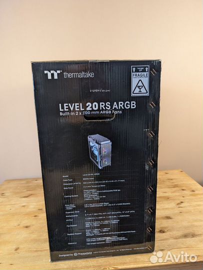 Корпус Thermaltake Level 20 RS argb Новый