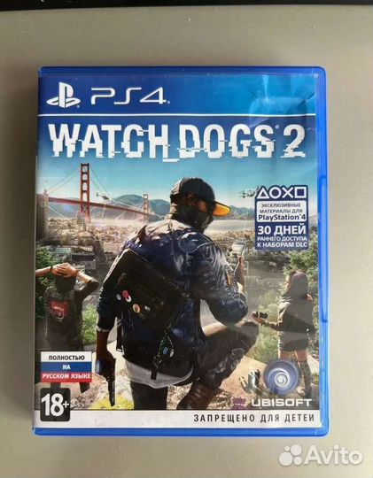 Игра для приставки watch dogs 2 ps4