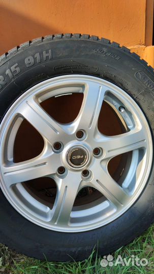 Шины 195 65 15 летние kormoran и диски 5 х 114,3