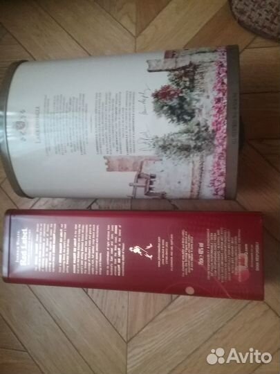 Жестяные коробки для коньяка и виски