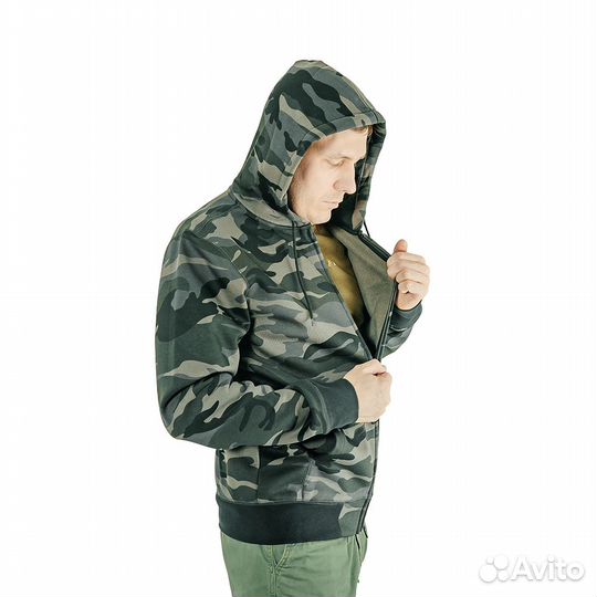 58053 Толстовка с капюшоном Vintage Industries Red