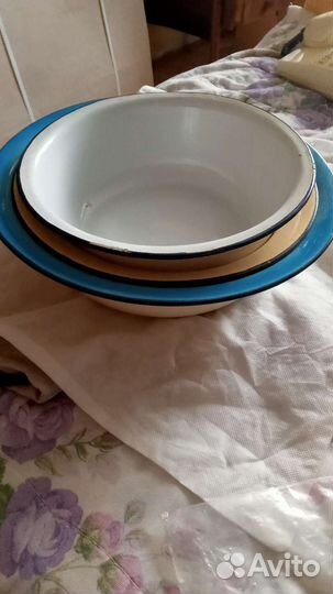 Набор столовой эмалированной посуды посуды