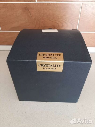 Ваза для фруктов на ножке Богемский хрусталь новая