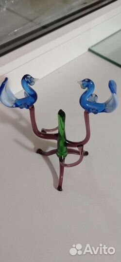 Статуэтка. Дутое стекло