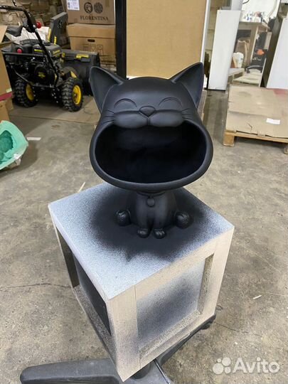 Силиконовая форма молд кот конфетница