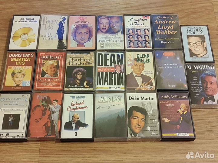 Аудиокассеты с записью. Европа