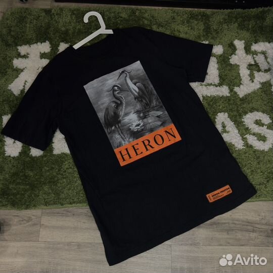 Футболка стиль heron preston big logo