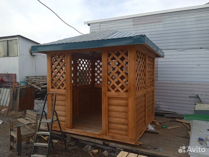 Деревянные беседки