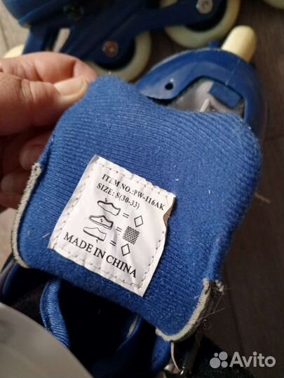 Роликовые коньки детские раздвижные