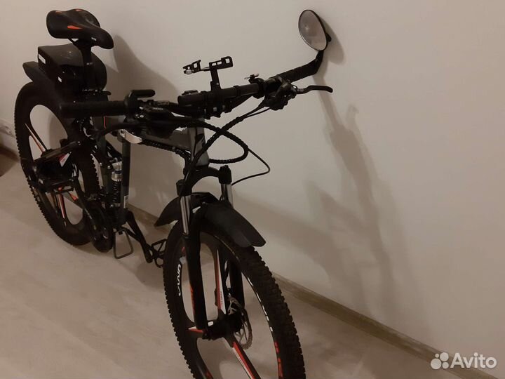 Электровелосипед двухподвес 500Вт складной