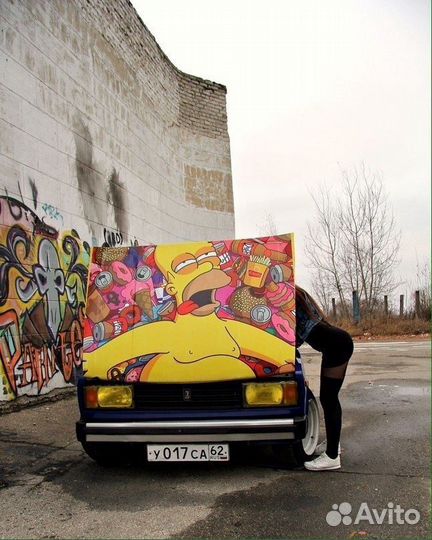 Изготовление наклеек на авто