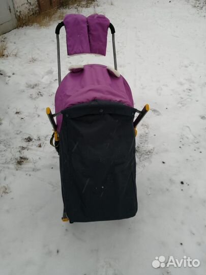 Детские санки коляска бу