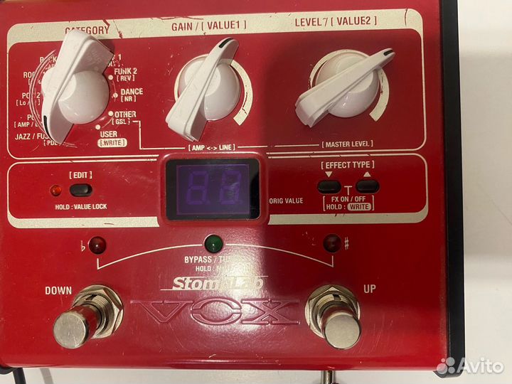 Процессор для бас-гитары Vox stomplab 1B