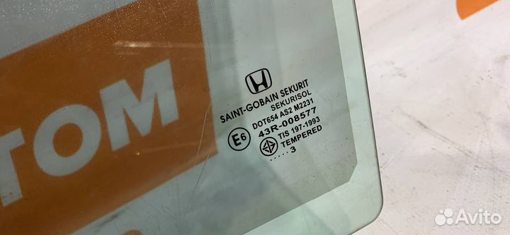 Стекло двери задней левой Honda CR-V 4 2013