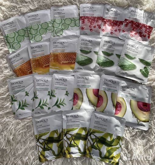 Набор масок для лица 21 шт