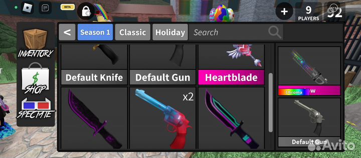 Годли ножи в мм2