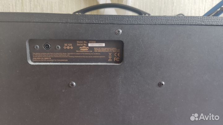 Комбоусилитель Vox VT20X