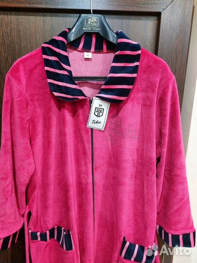 Халат велюровый женский новый 54-56р