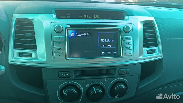 Штатная магнитола Hilux 2012 г