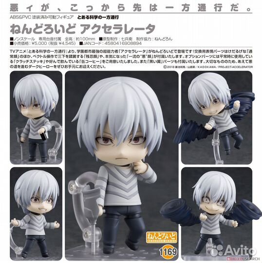 Фигурка Accelerator - Nendoroid 1169