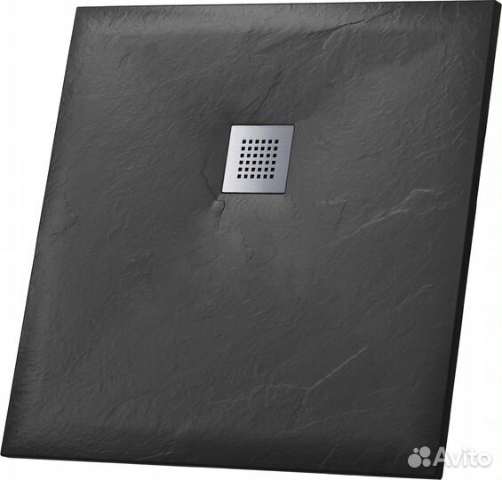 Поддон для душа Grossman Strong GR-S29090Q 90х90 см, графит