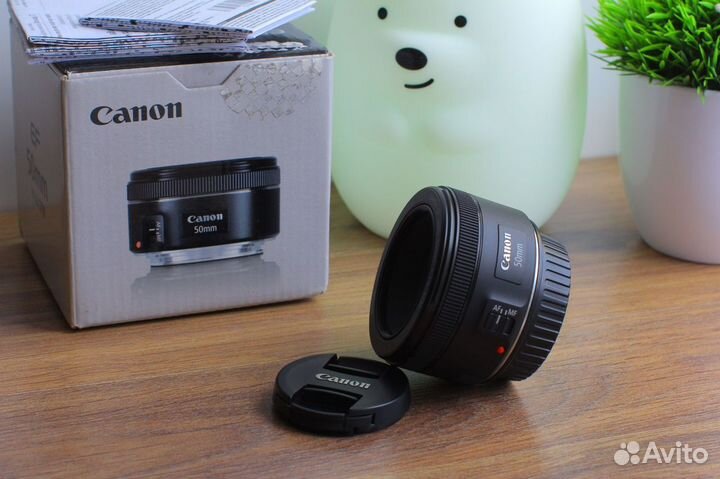 Canon 50mm 1.8 STM новый