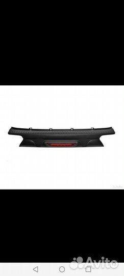 Накладка на задний бампер для Лада Ларгус
