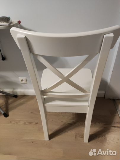 Стул IKEA ingolf 13742 white (белого цвета)