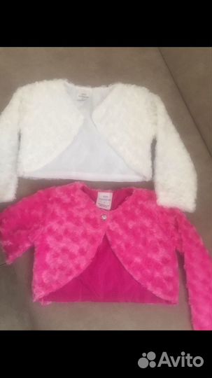 Болеро на девочку розовое