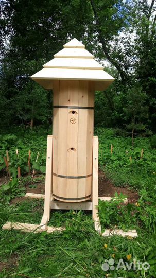 Колода вертикальная из кедра