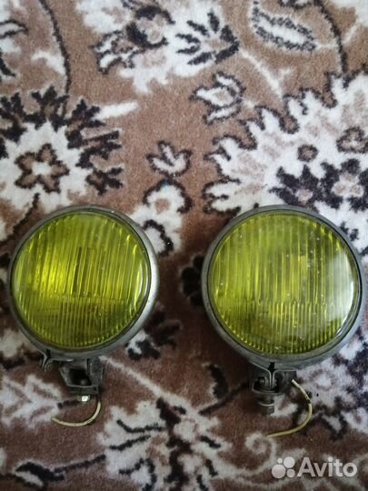 Противотуманные фары на москвич круглые