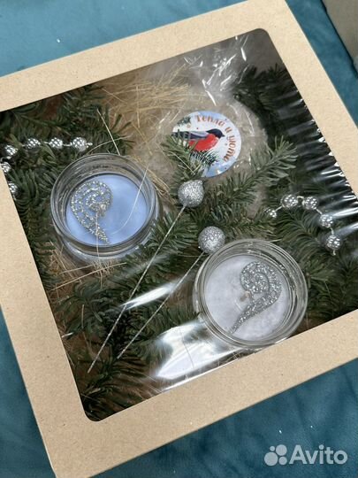 Свечи ручной работы новогодние