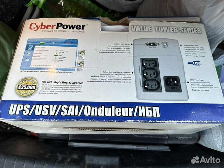 Ибп бесперебойник новый cyberpower