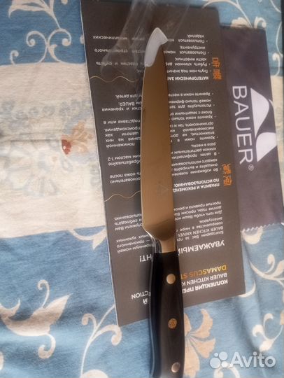 Кухонные ножи из дамасской стали