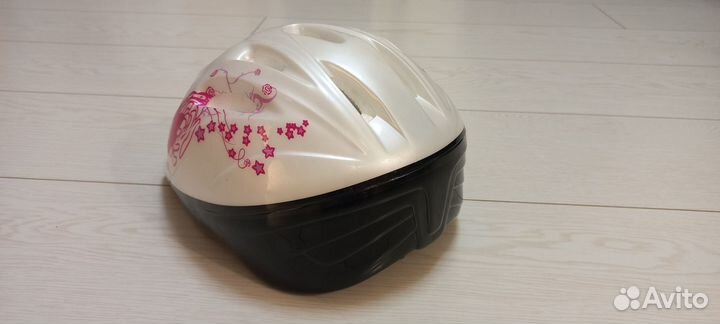 Детский велосипедный шлем для девочки 5-8 лет