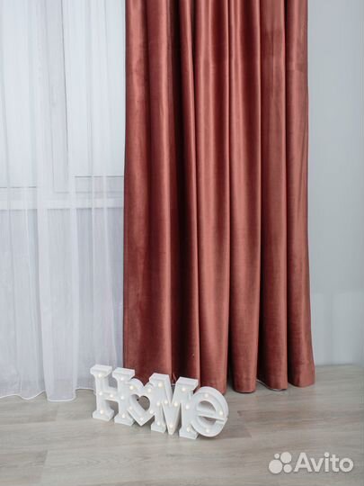 Велюровые шторы премиум класса бархат комплект 2шт