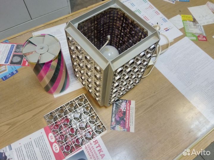 Светильник салют настольный СССР