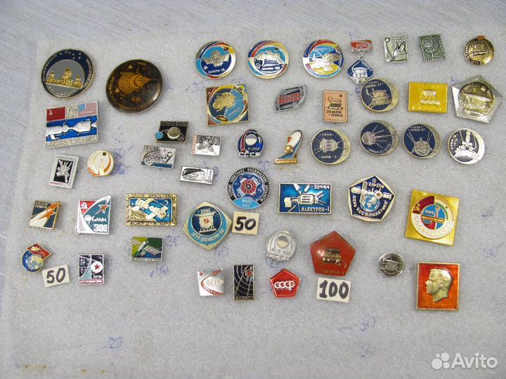 Значки СССР. Советский космос, Гагарин