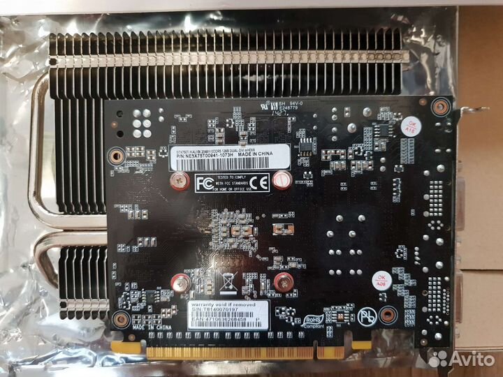 Видеокарта Palit KalmX 750ti 1050ti