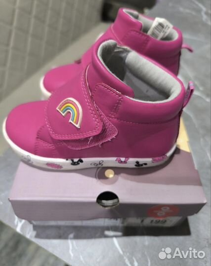 Ботинки демисезонные для девочки 24 размер