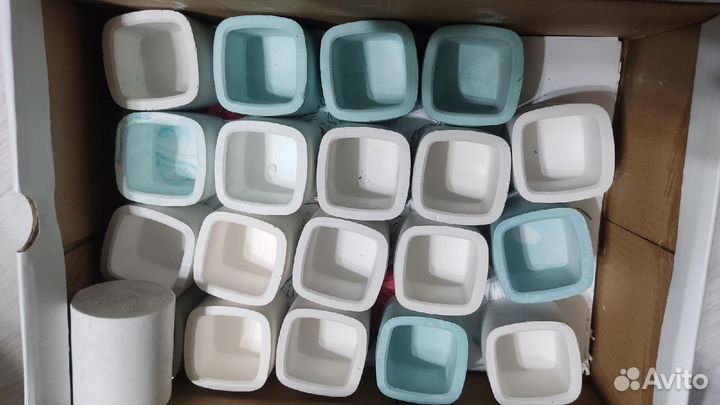 Подсвечник из гипса