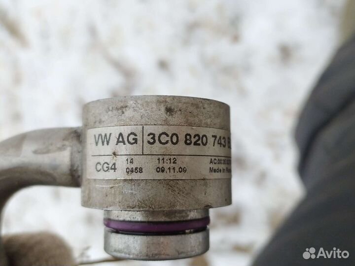 Трубки кондиционера volkswagen passat CC