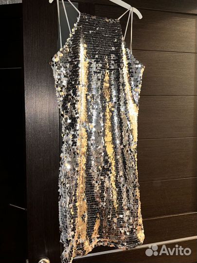 Платье женское с пайетками