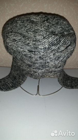 Шапка женская меланж серый р.58-60