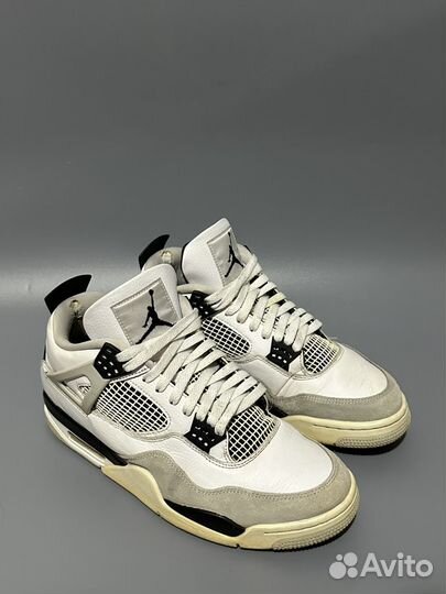 Кроссовки Air Jordan 4 Retro Military Black ориг