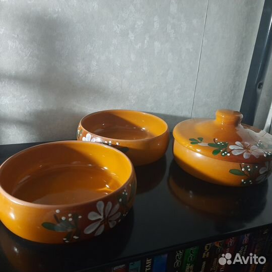 Набор керамических форм для холодца и запекания